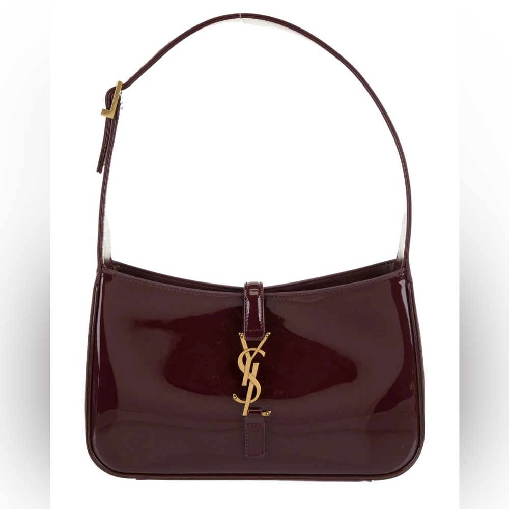 YSL Saint Laurent Cherry Burgundy Shoulder Bag - Picture 1 of 10